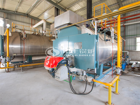 10吨WNS系列冷凝式燃气蒸汽锅炉项目