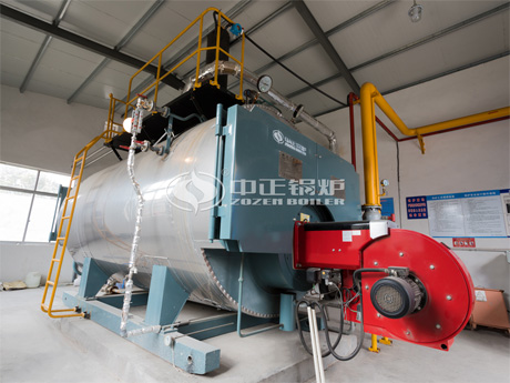 4吨WNS冷凝式燃气蒸汽锅炉项目